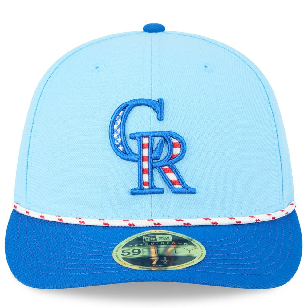 Colorado Rockies New Era 2025 Fourth of July Low Profile 59FIFTY Fitted Hat - MLB