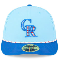 Colorado Rockies New Era 2025 Fourth of July Low Profile 59FIFTY Fitted Hat - MLB