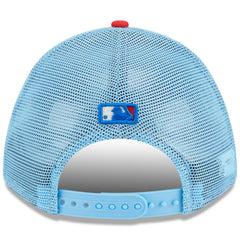 Miami Marlins New Era 2025 Fourth of July 9FORTY A-Frame M-Crown Adjustable Trucker Hat - MLB