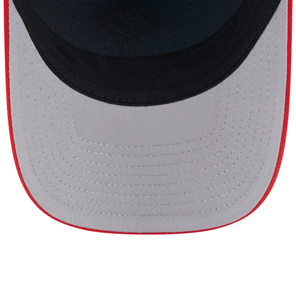 Miami Marlins New Era 2025 Fourth of July 9FORTY A-Frame M-Crown Adjustable Trucker Hat - MLB