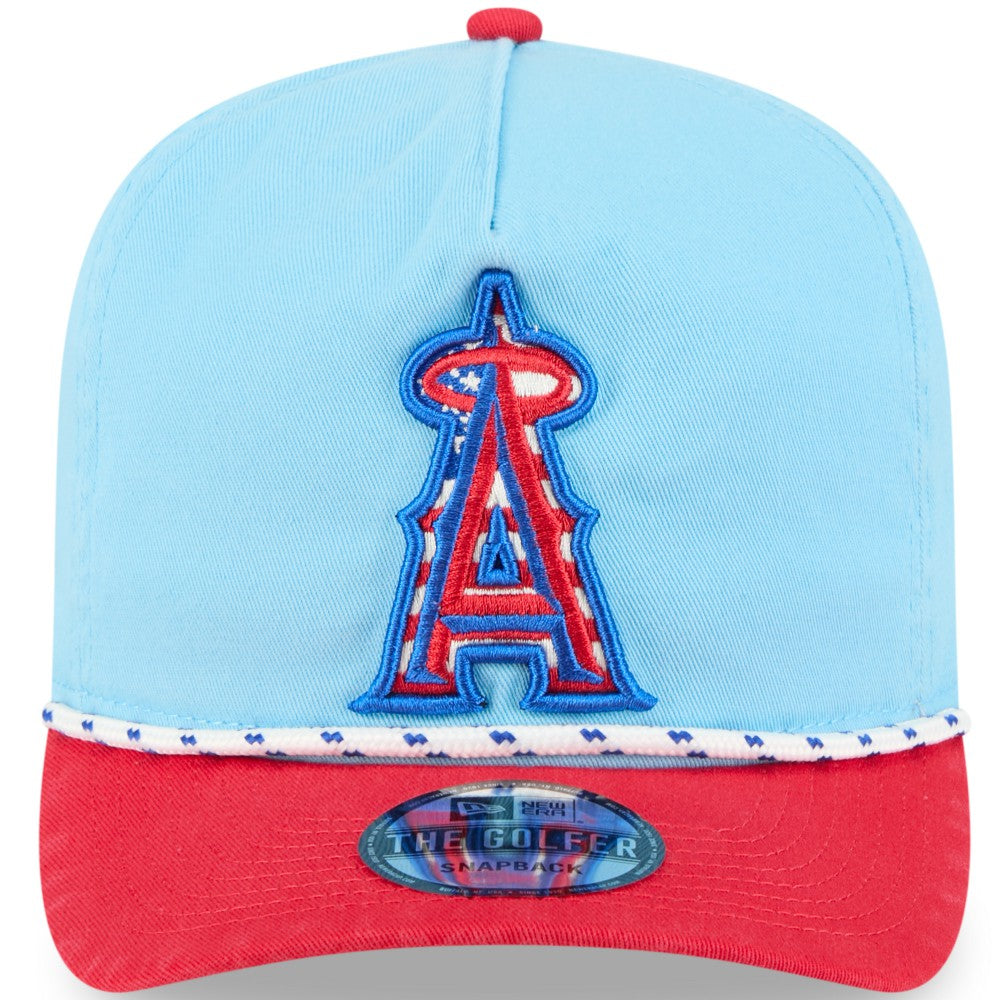 Los Angeles Angels New Era 2025 Fourth of July Golfer Snapback Hat - MLB