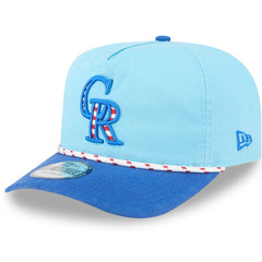 Colorado Rockies New Era 2025 Fourth of July Golfer Snapback Hat - MLB
