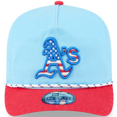 Athletics New Era 2025 Fourth of July Golfer Snapback Hat - MLB