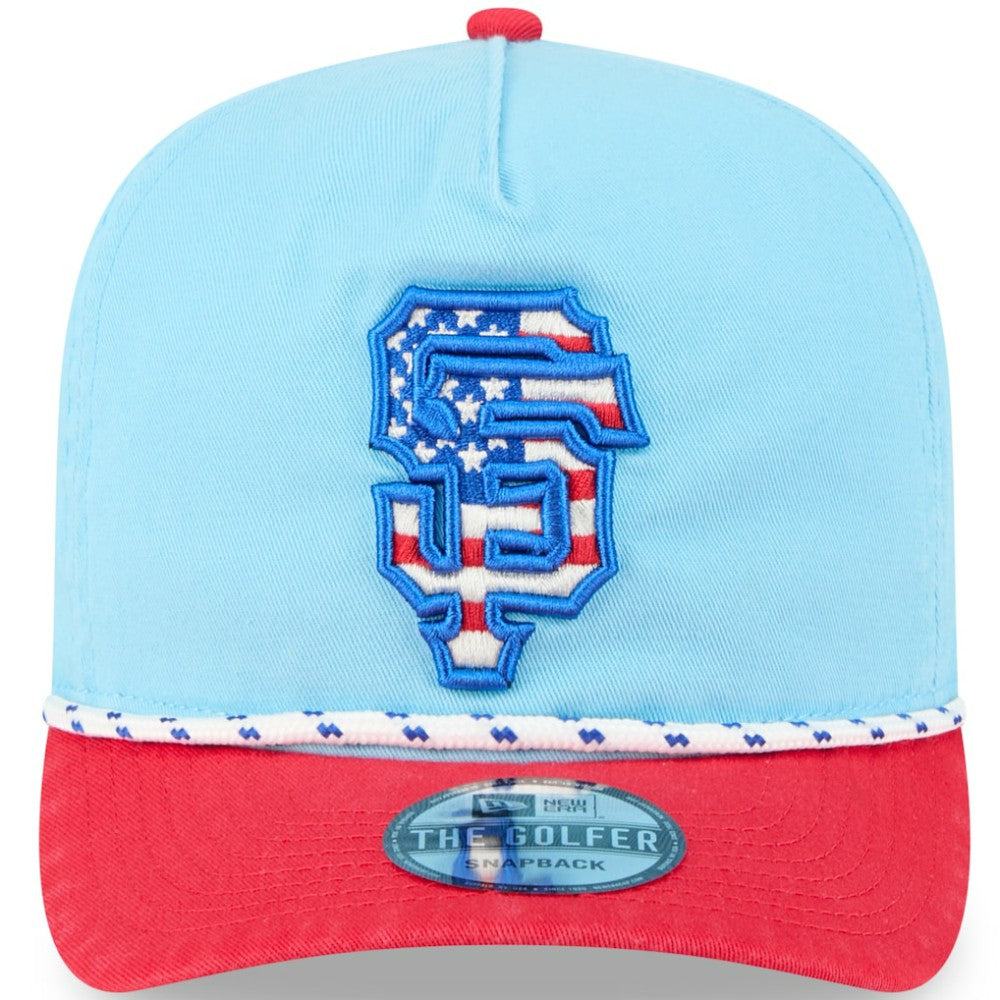 San Francisco Giants New Era 2025 Fourth of July Golfer Snapback Hat - MLB