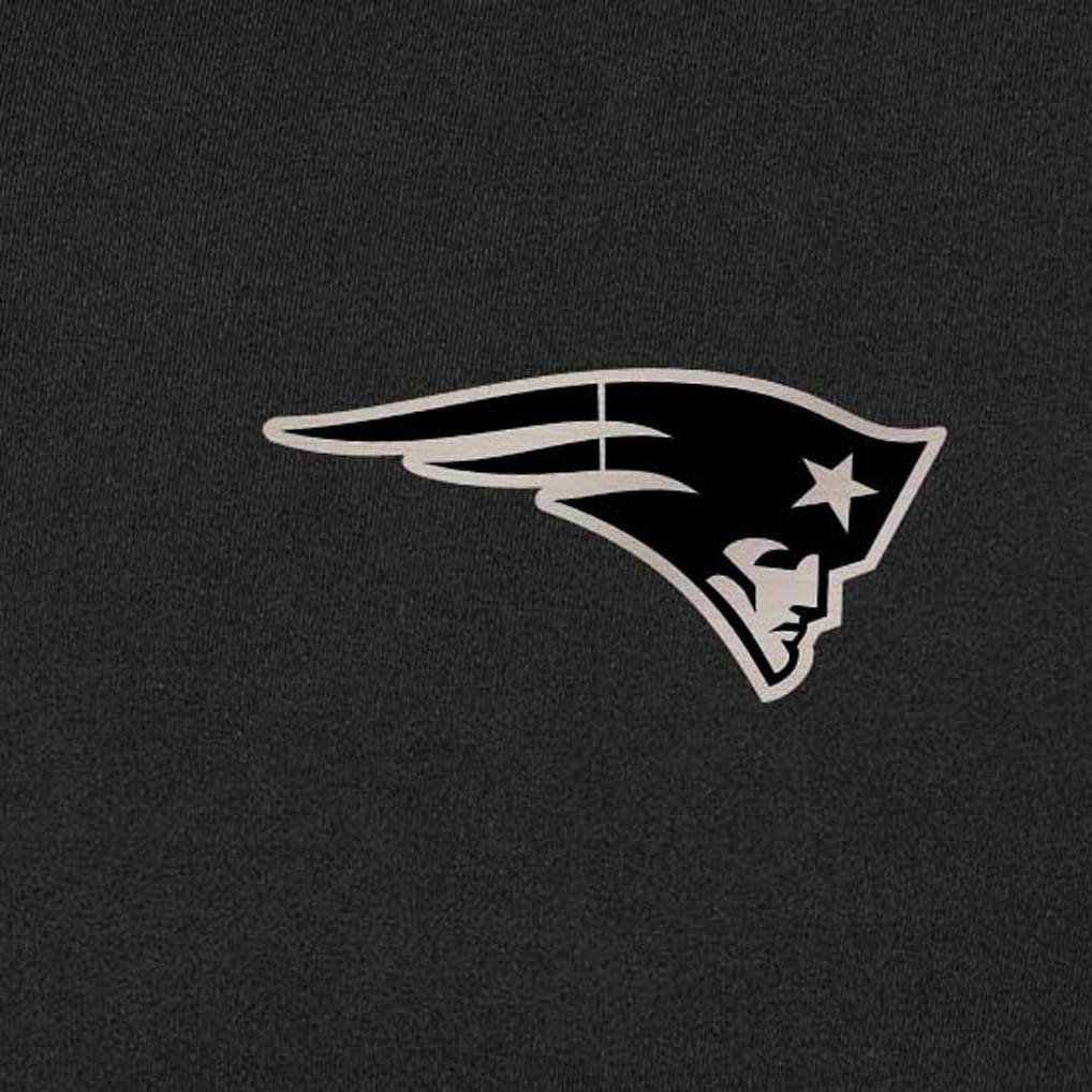 New England Patriots Antigua Content Quarter-Zip Pullover Top Black | NFL