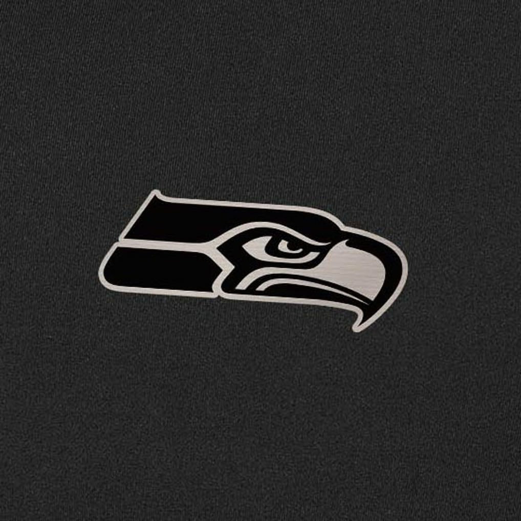 Seattle Seahawks Antigua Content Quarter-Zip Pullover Top Black | NFL