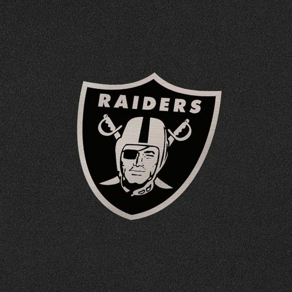Las Vegas Raiders Antigua Content Quarter-Zip Pullover Top Black | NFL