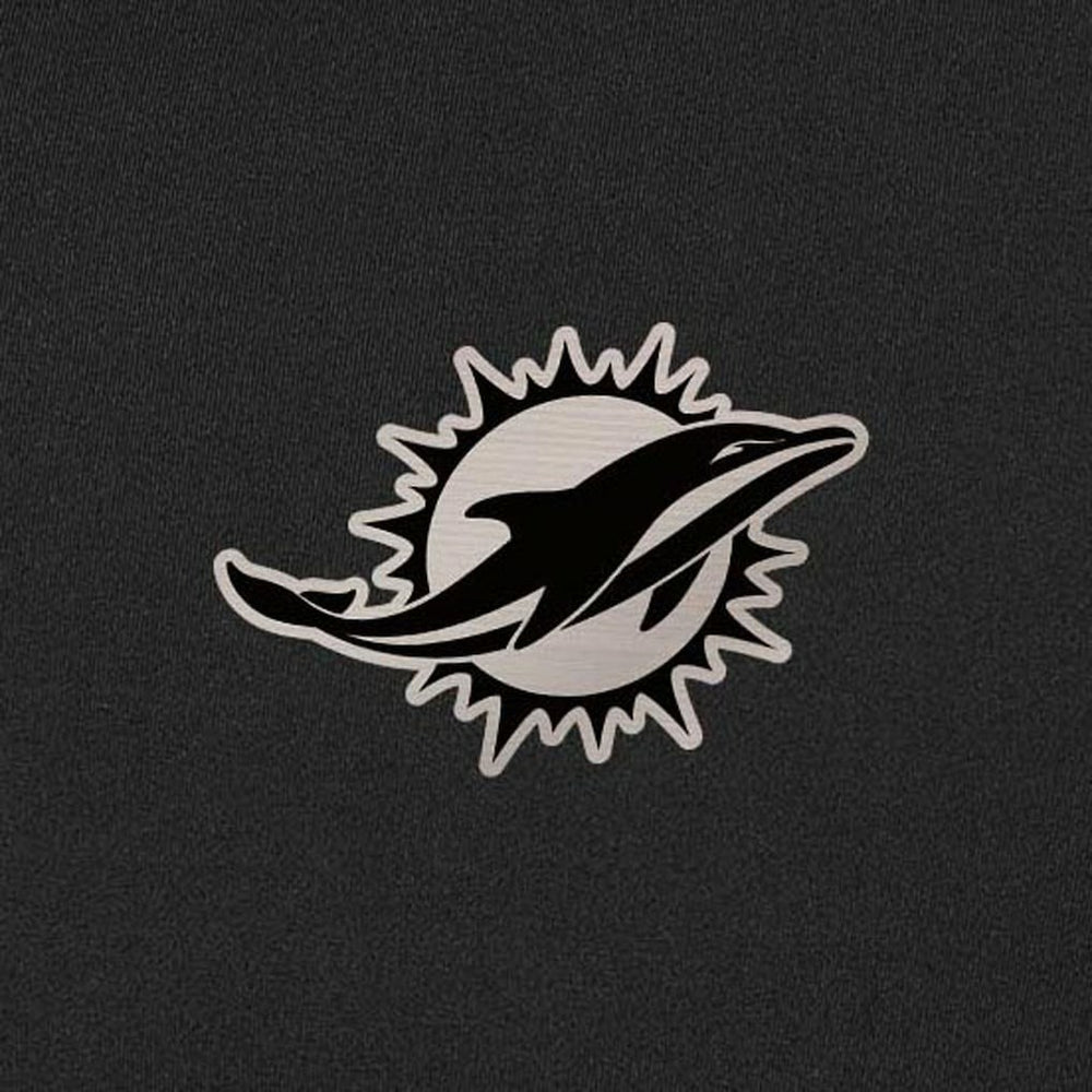 Miami Dolphins Antigua Content Quarter-Zip Pullover Top Black | NFL