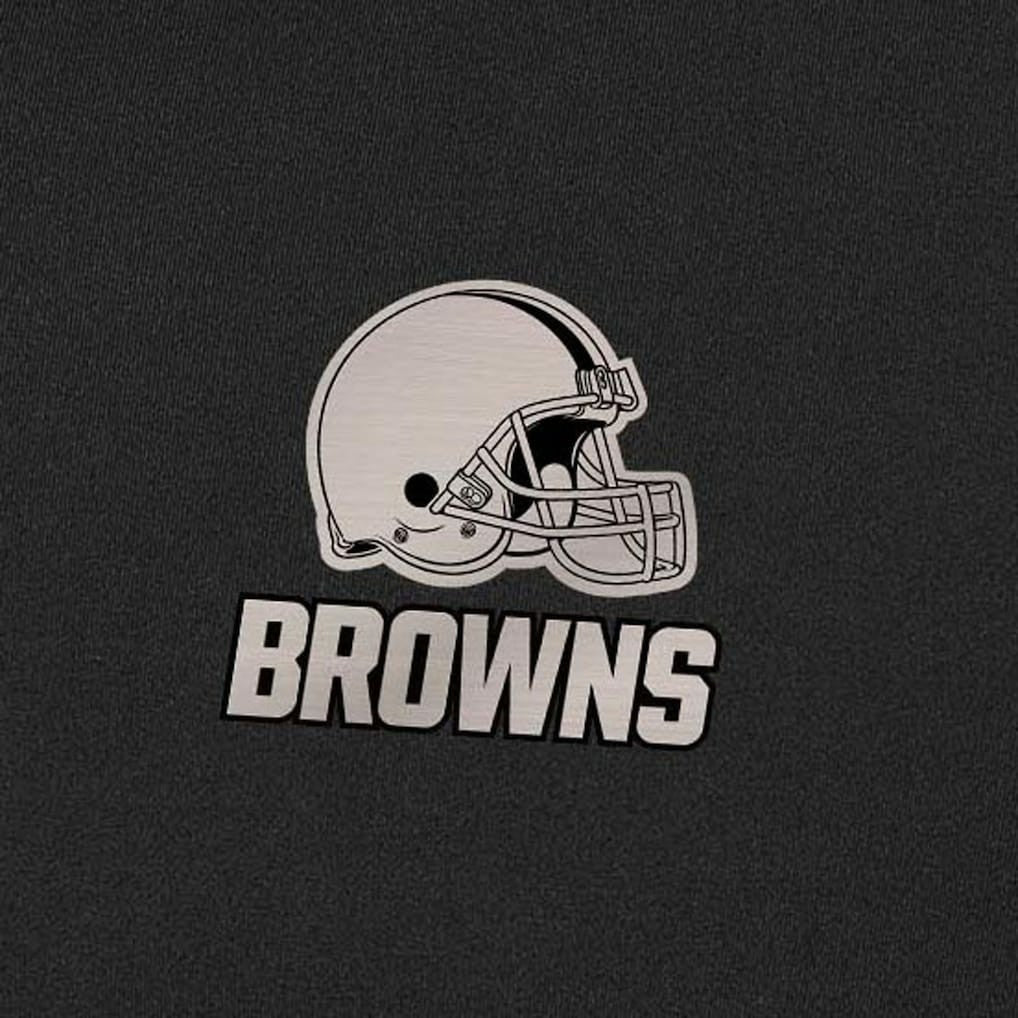 Cleveland Browns Antigua Content Quarter-Zip Pullover Top Black | NFL