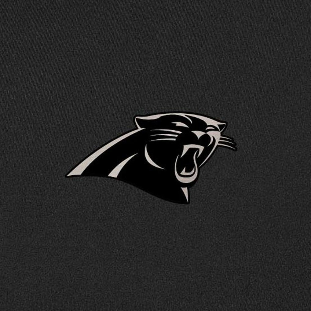 Carolina Panthers Antigua Content Quarter-Zip Pullover Top Black | NFL
