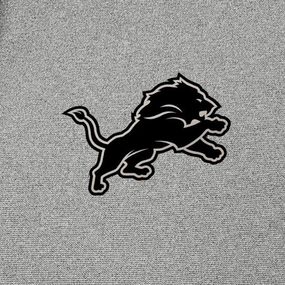 Detroit Lions Antigua Effortless Full-Zip Hoodie Jacket Heather Gray | NFL