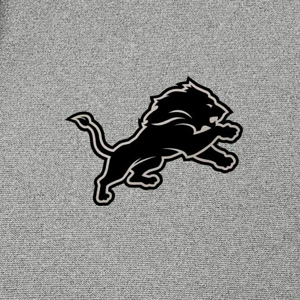 Detroit Lions Antigua Effortless Full-Zip Hoodie Jacket Heather Gray | NFL