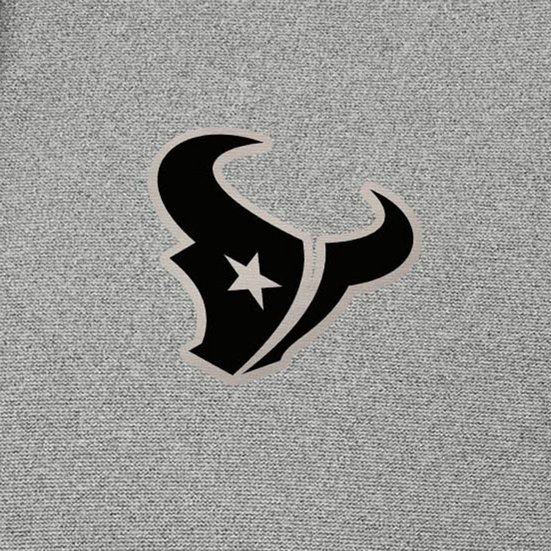 Houston Texans Antigua Effortless Full-Zip Hoodie Jacket Heather Gray | NFL