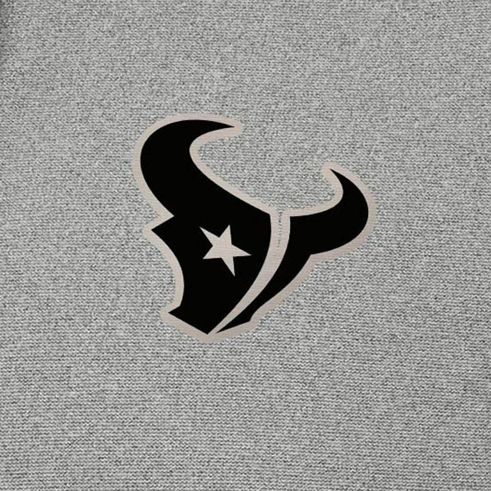 Houston Texans Antigua Effortless Full-Zip Hoodie Jacket Heather Gray | NFL