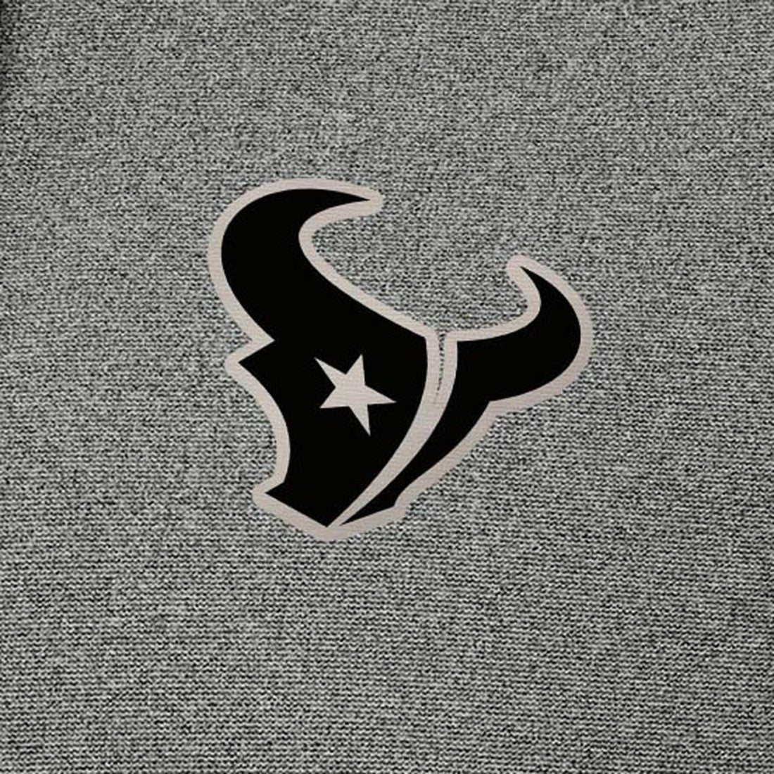 Houston Texans Antigua Effortless Full-Zip Hoodie Jacket Heather Black | NFL