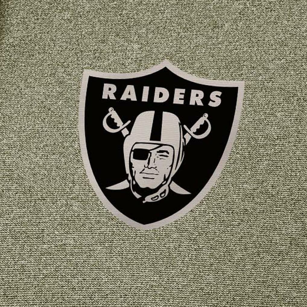 Las Vegas Raiders Antigua Effortless Full-Zip Hoodie Jacket Olive | NFL