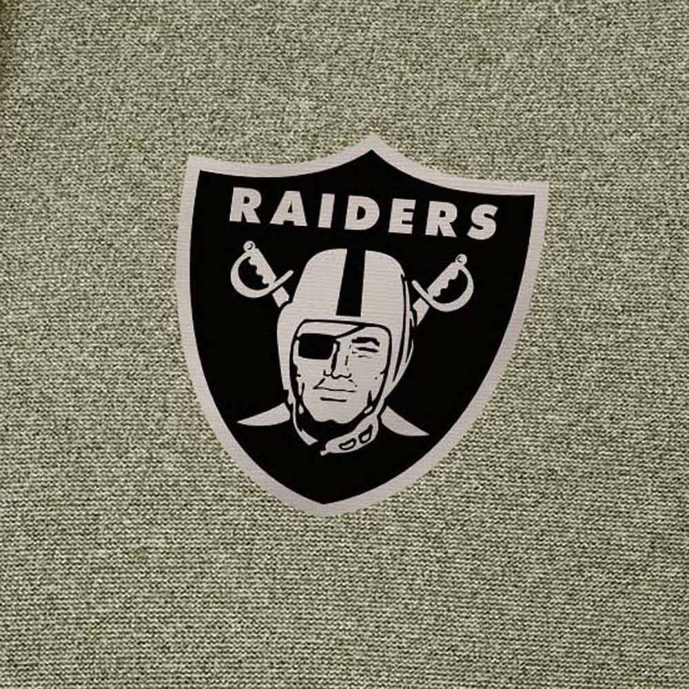 Las Vegas Raiders Antigua Effortless Full-Zip Hoodie Jacket Olive | NFL