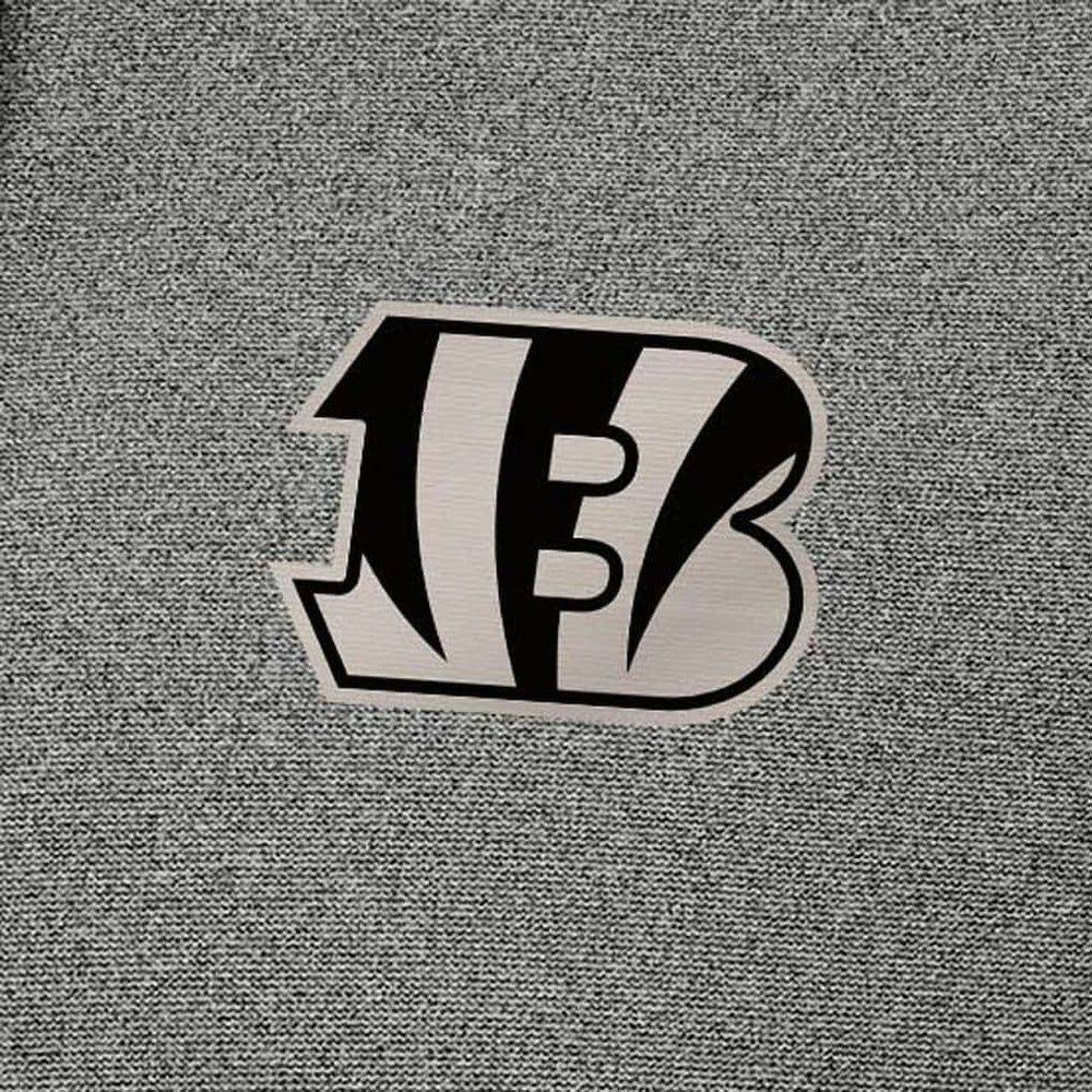 Cincinnati Bengals Antigua Effortless Full-Zip Hoodie Jacket Heather Black | NFL