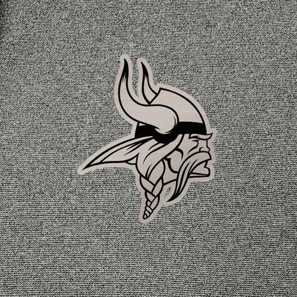 Minnesota Vikings Antigua Effortless Full-Zip Hoodie Jacket Heather Black | NFL