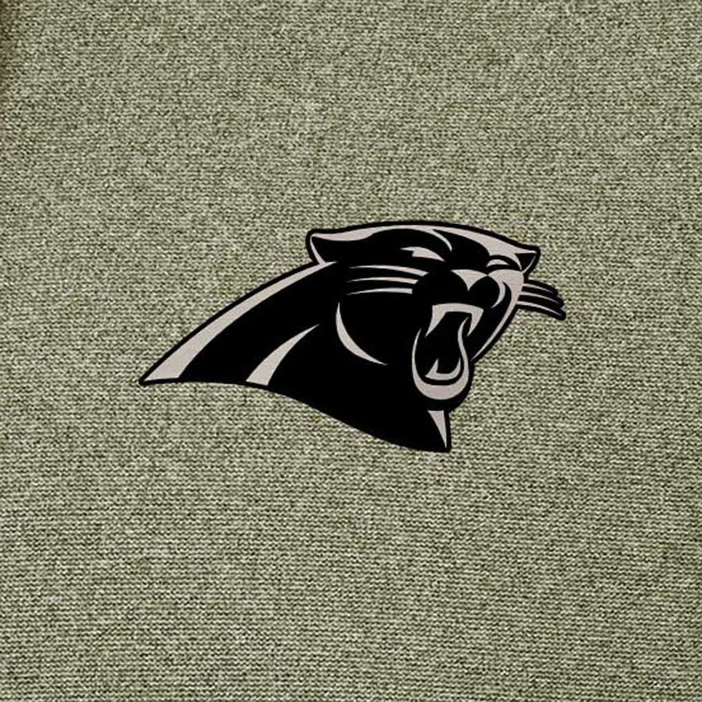 Carolina Panthers Antigua Effortless Full-Zip Hoodie Jacket Olive | NFL