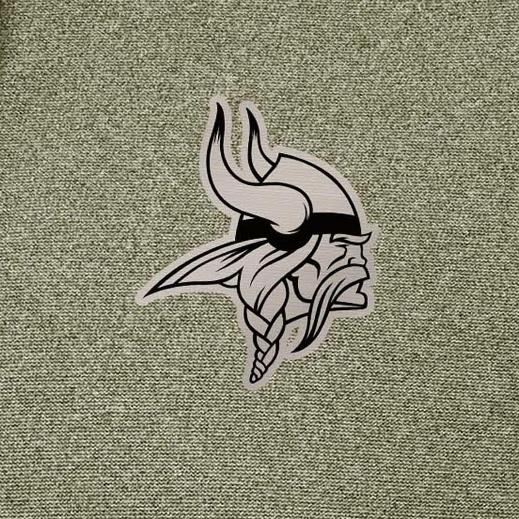 Minnesota Vikings Antigua Effortless Full-Zip Hoodie Jacket Olive | NFL