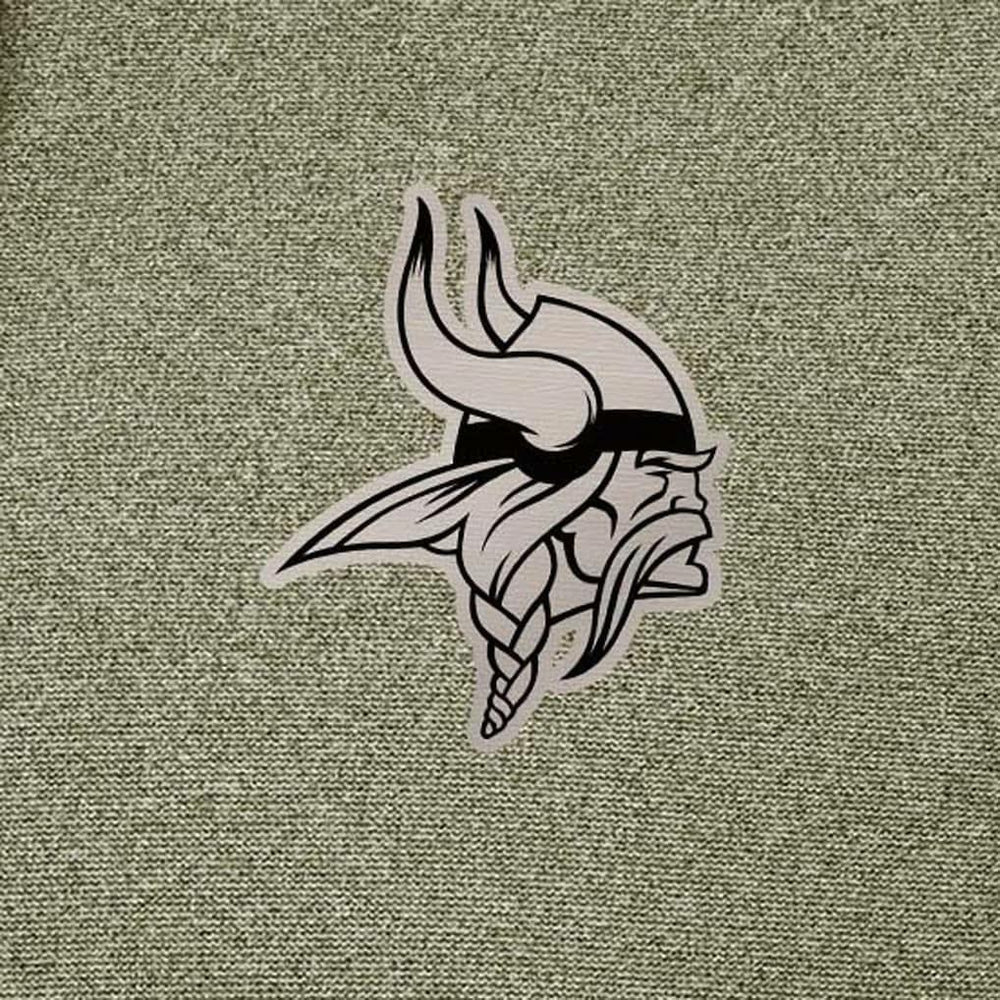 Minnesota Vikings Antigua Effortless Full-Zip Hoodie Jacket Olive | NFL