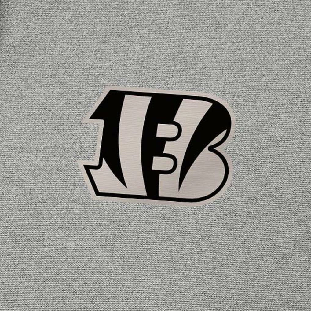 Cincinnati Bengals Antigua Effortless Full-Zip Hoodie Jacket Heather Gray | NFL