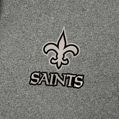 New Orleans Saints Antigua Effortless Full-Zip Hoodie Jacket Heather Black | NFL