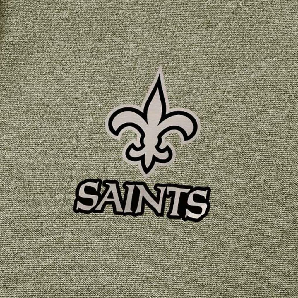 New Orleans Saints Antigua Effortless Full-Zip Hoodie Jacket Olive | NFL