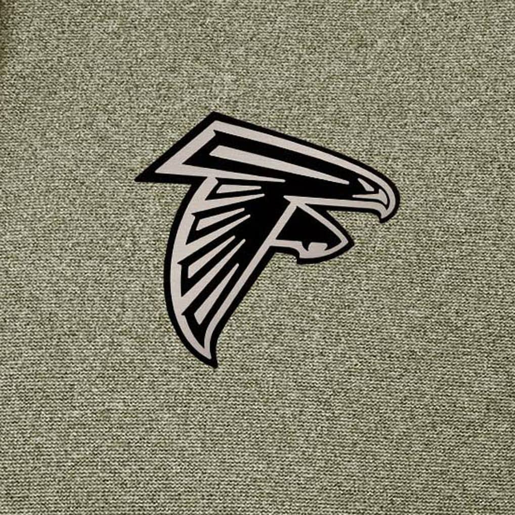 Atlanta Falcons Antigua Effortless Full-Zip Hoodie Jacket Olive | NFL