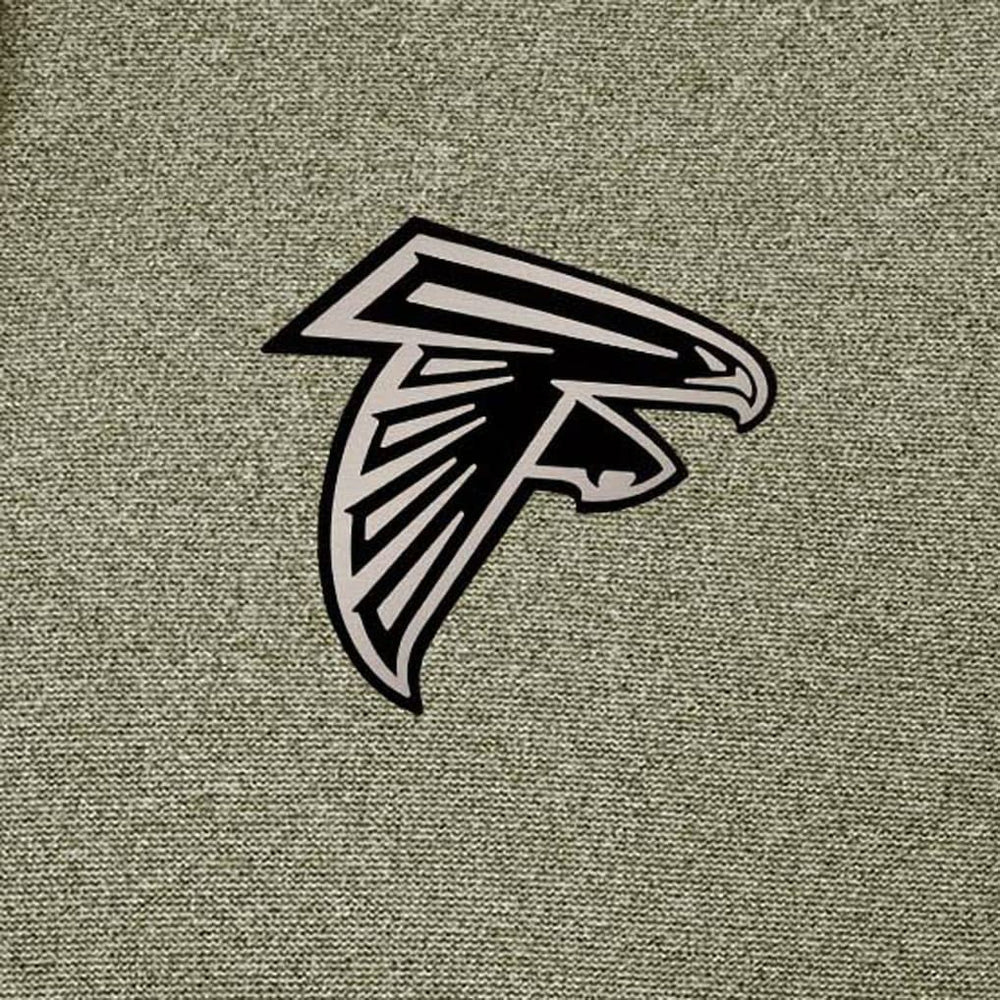 Atlanta Falcons Antigua Effortless Full-Zip Hoodie Jacket Olive | NFL