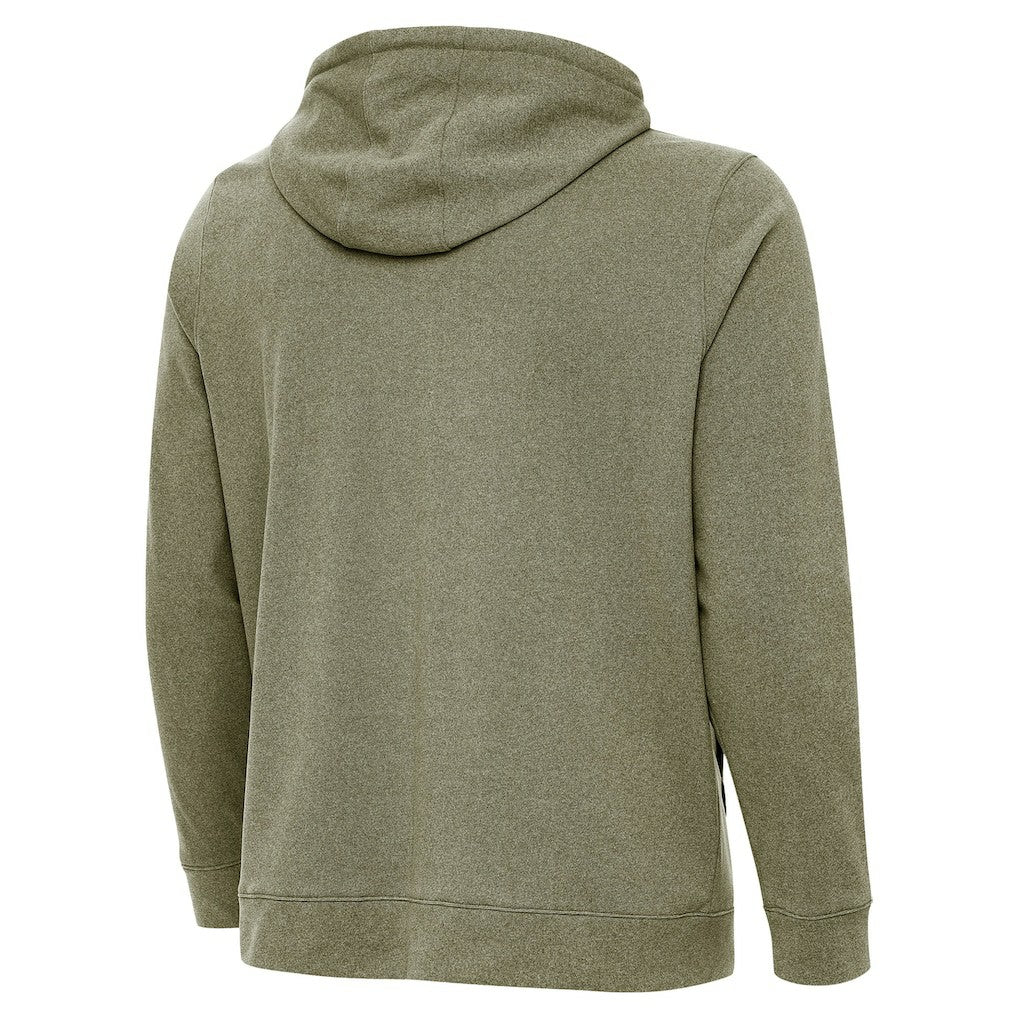 Cleveland Browns Antigua Effortless Full-Zip Hoodie Jacket Olive | NFL