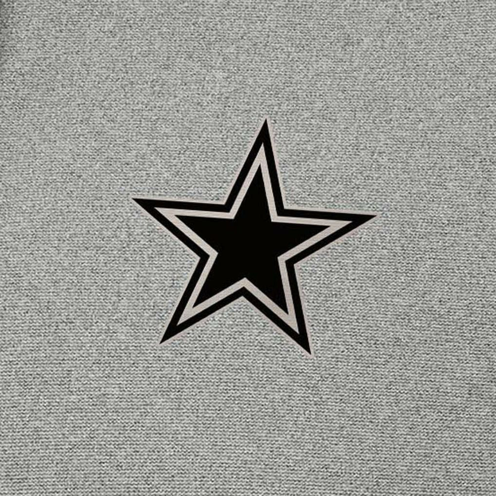 Dallas Cowboys Antigua Effortless Full-Zip Hoodie Jacket Heather Gray | NFL
