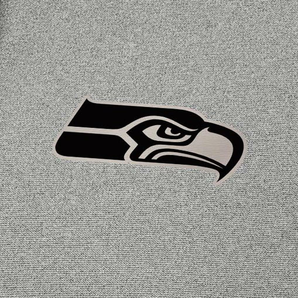 Seattle Seahawks Antigua Effortless Full-Zip Hoodie Jacket Heather Gray | NFL