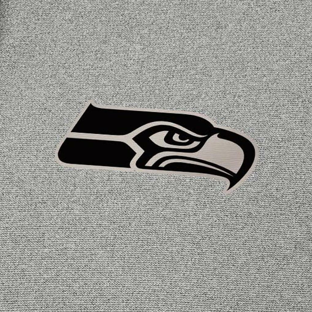 Seattle Seahawks Antigua Effortless Full-Zip Hoodie Jacket Heather Gray | NFL