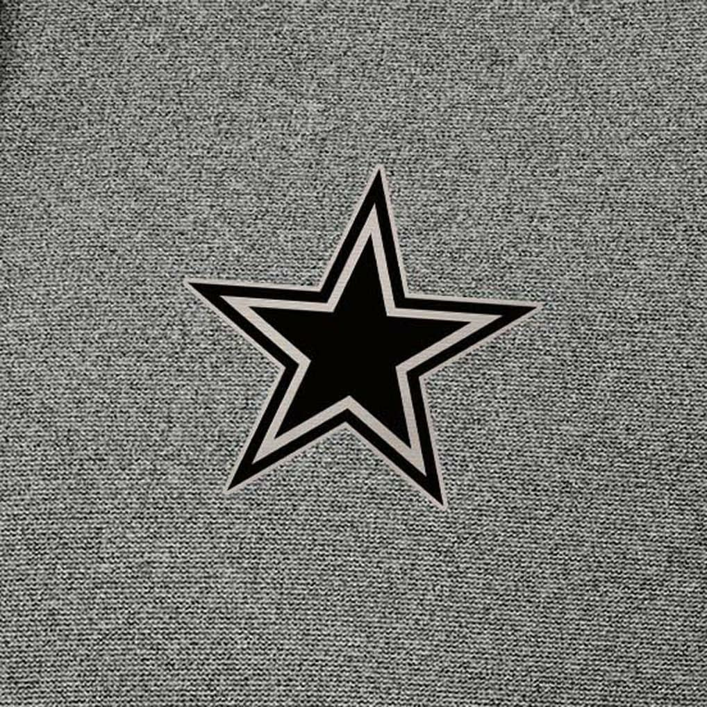 Dallas Cowboys Antigua Effortless Full-Zip Hoodie Jacket Heather Black | NFL