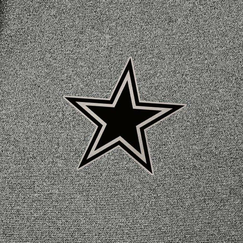 Dallas Cowboys Antigua Effortless Full-Zip Hoodie Jacket Heather Black | NFL