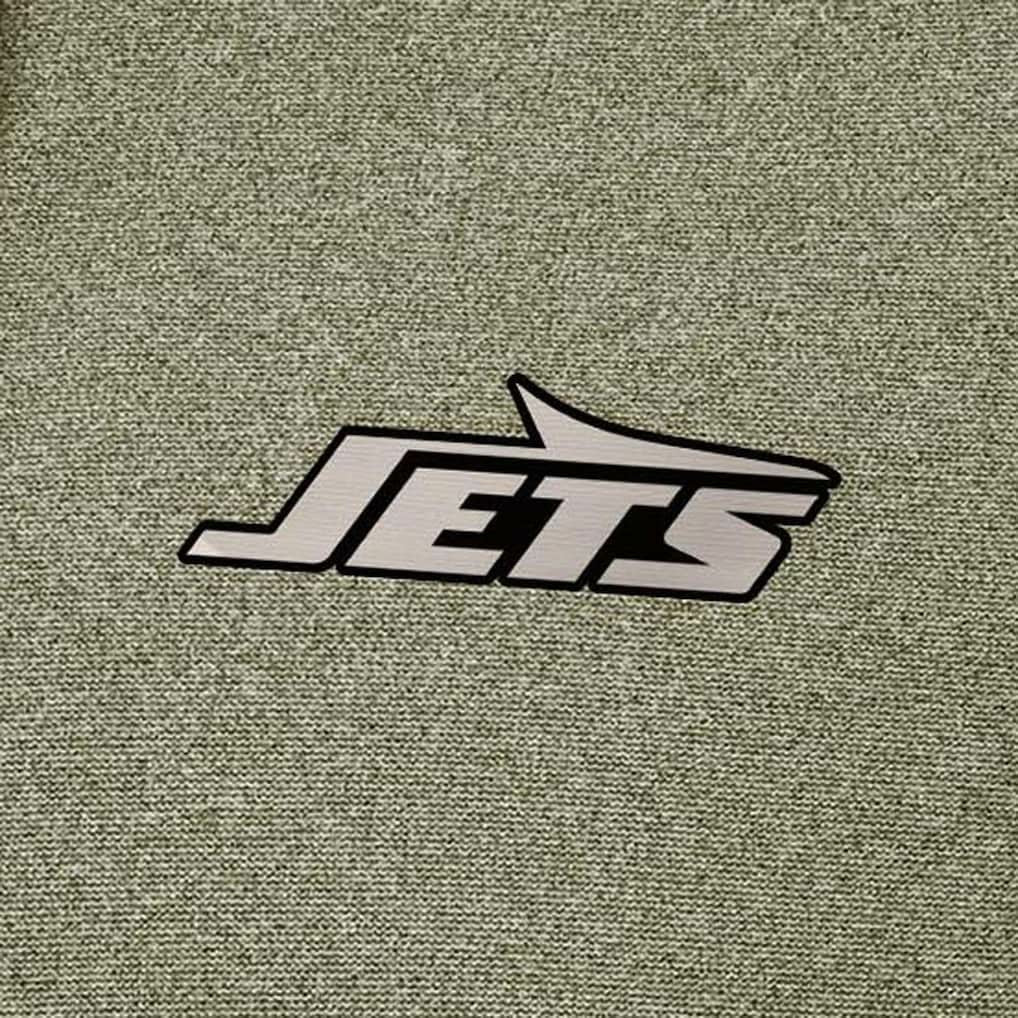 New York Jets Antigua Effortless Full-Zip Hoodie Jacket Olive | NFL
