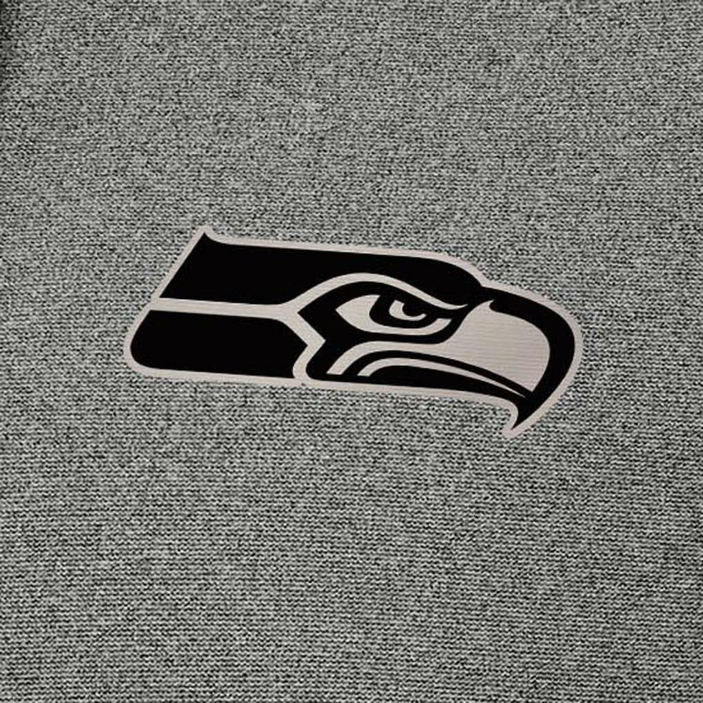 Seattle Seahawks Antigua Effortless Full-Zip Hoodie Jacket Heather Black | NFL