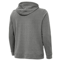 New York Giants Antigua Effortless Full-Zip Hoodie Jacket Heather Black | NFL