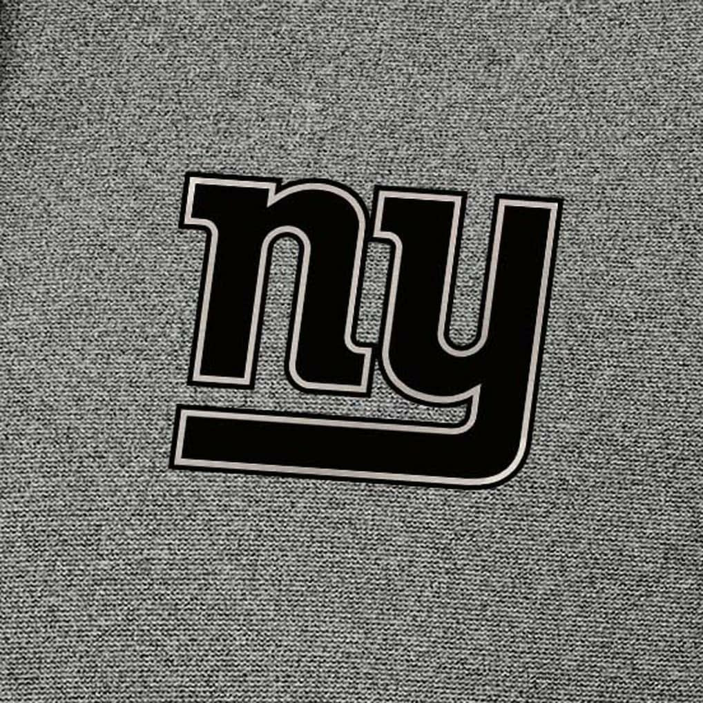 New York Giants Antigua Effortless Full-Zip Hoodie Jacket Heather Black | NFL