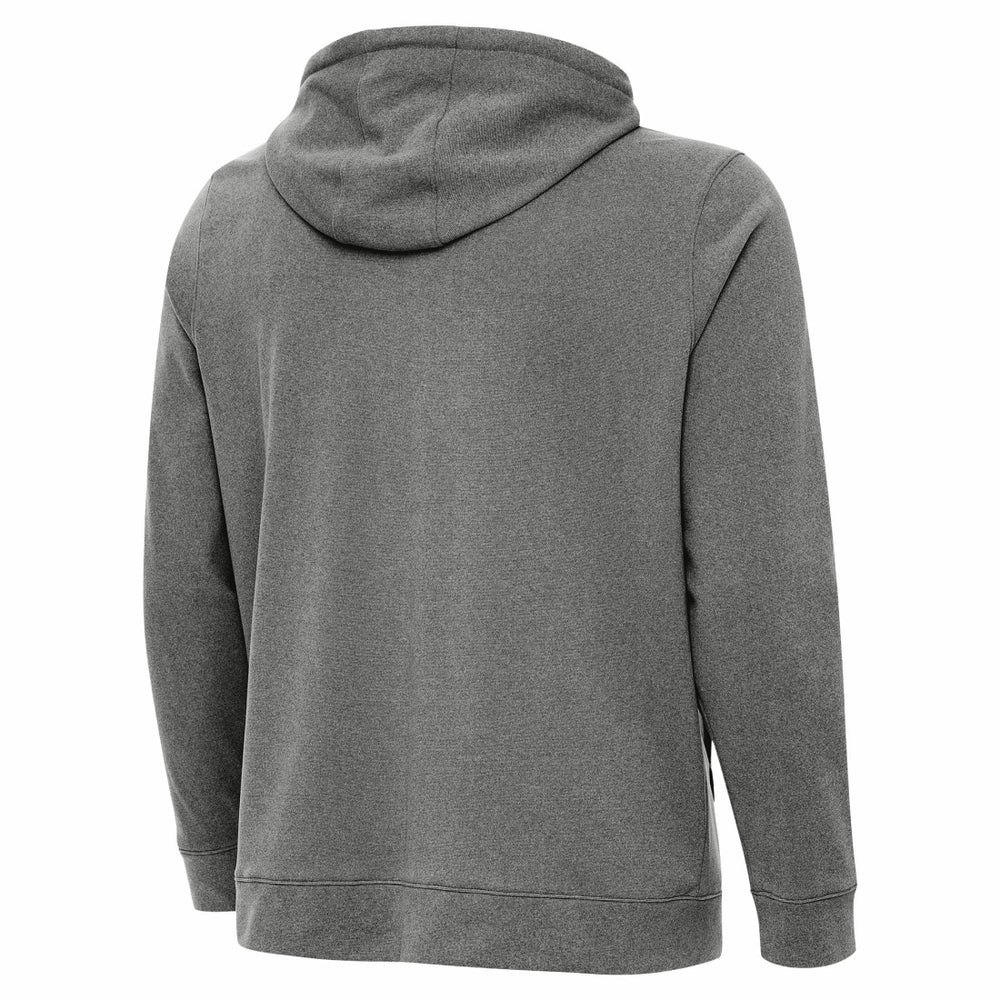 Tampa Bay Buccaneers Antigua Effortless Full-Zip Hoodie Jacket Heather Black | NFL