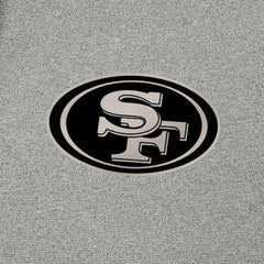San Francisco 49ers Antigua Effortless Full-Zip Hoodie Jacket Heather Gray | NFL