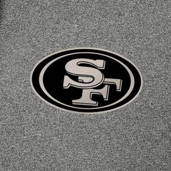 San Francisco 49ers Antigua Effortless Full-Zip Hoodie Jacket Heather Black | NFL