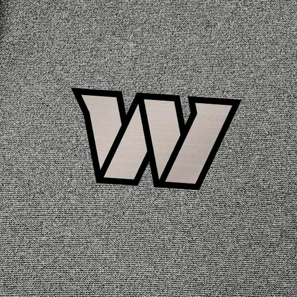Washington Commanders Antigua Effortless Full-Zip Hoodie Jacket Heather Black | NFL