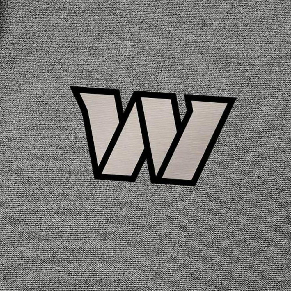 Washington Commanders Antigua Effortless Full-Zip Hoodie Jacket Heather Black | NFL