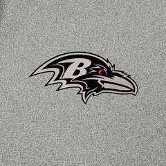 Baltimore Ravens Antigua Effortless Full-Zip Hoodie Jacket Heather Gray | NFL