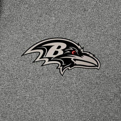 Baltimore Ravens Antigua Effortless Full-Zip Hoodie Jacket Heather Black | NFL