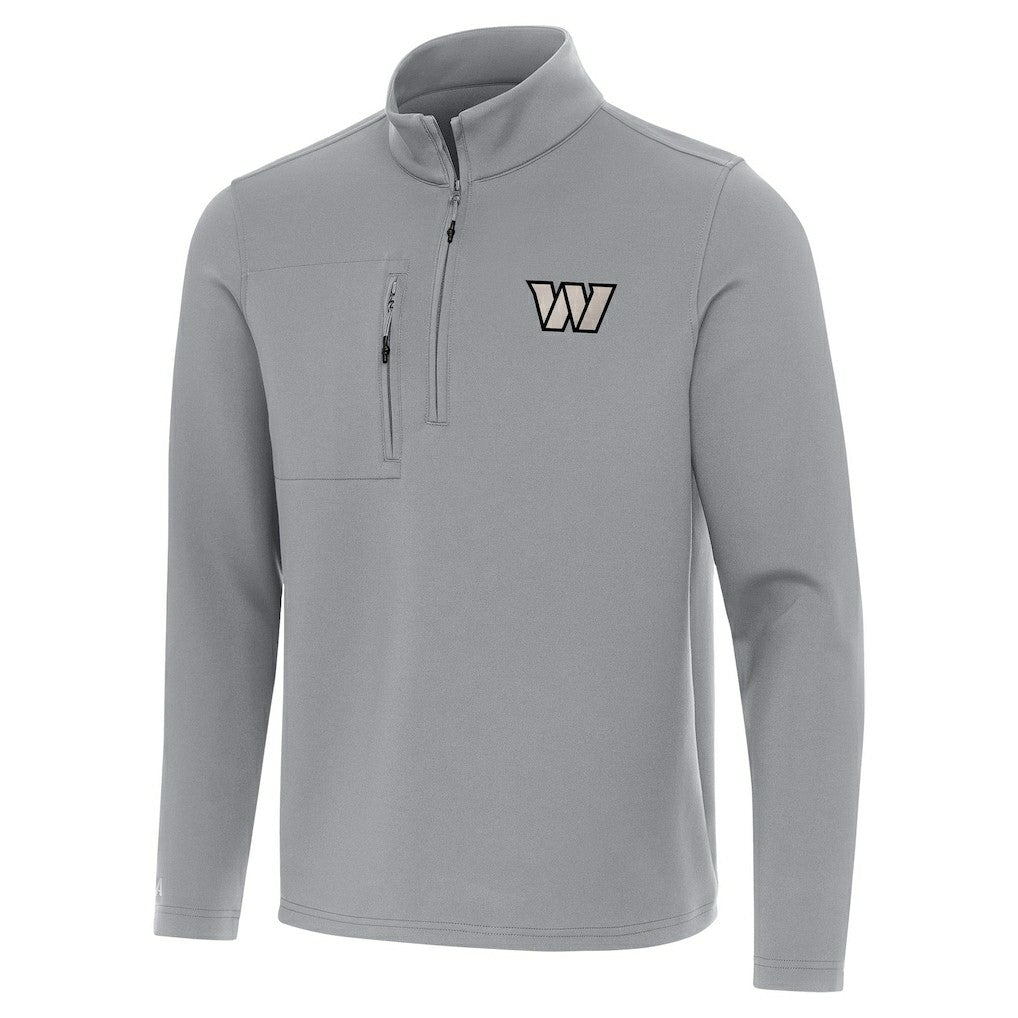 Washington Commanders Antigua Insider Quarter-Zip Jacket Gray | NFL