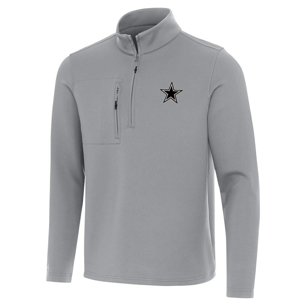 Dallas Cowboys Antigua Insider Quarter-Zip Jacket Gray | NFL